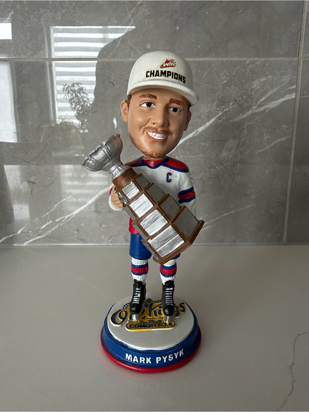 Mark Pysyk Oil Kings Hockey Champion Bobblehead
